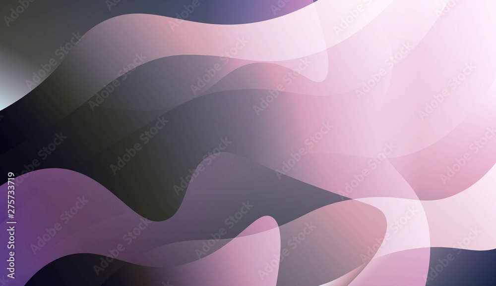 Fototapeta premium Abstract Background With Wave Gradient Shape. For Creative Templates, Cards, Color Covers Set. Vector Illustration with Color Gradient