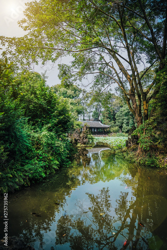 Du Fu Thatched Cottage in Chengdu, China