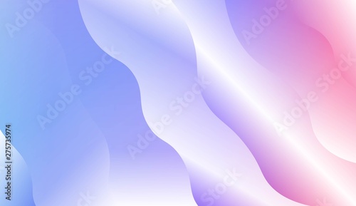 Fototapeta Naklejka Na Ścianę i Meble -  Template Modern Background With Curves Lines. Design For Cover Page, Poster, Banner Of Websites. Vector Illustration with Color Gradient.