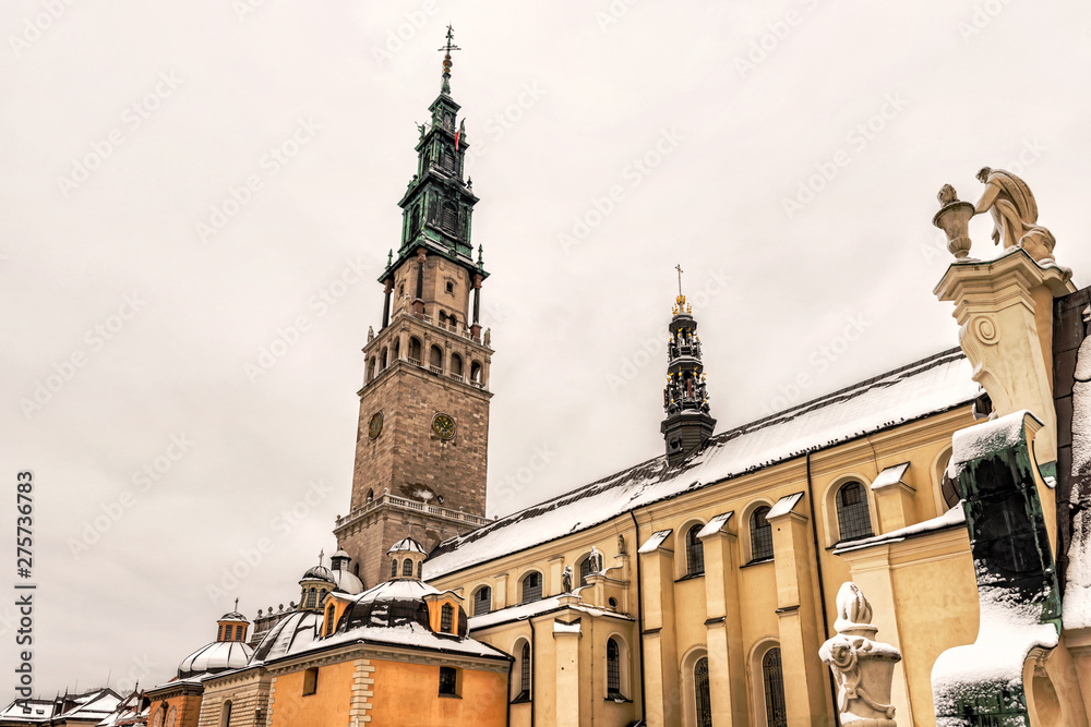 Obraz premium Jasna Gora sanctuary, Monastery in Czestochowa, Poland