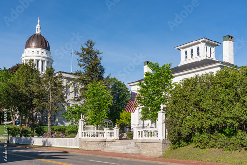 Blaine House Governors Mansion and Capitol Building in Augusta, Maine photo