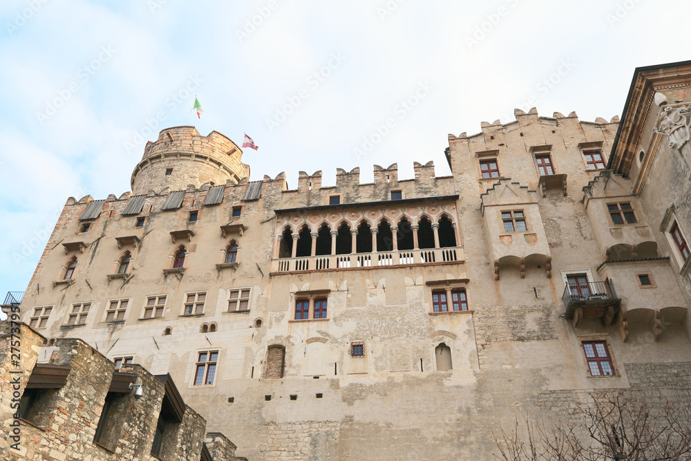  Buonconsiglio Castle, landmark in Trento, Italy