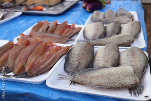 Dried fish at the market