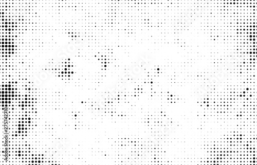 Black and white abstract halftone background