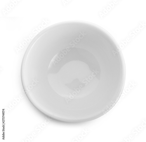 white bowl isolated on white background