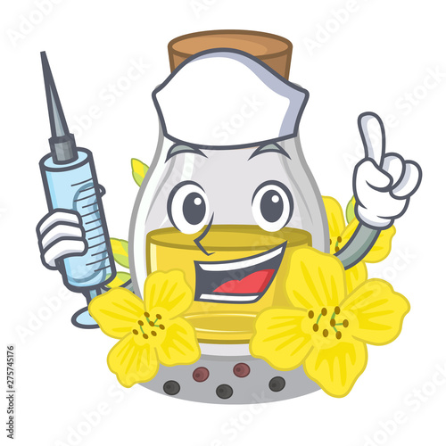 Nurse canola seed oil packaged in carton bottle