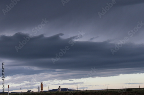 Kelvin-Helmholtz clouds