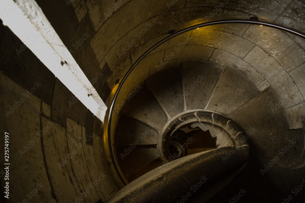 Fototapeta premium spiral staircase