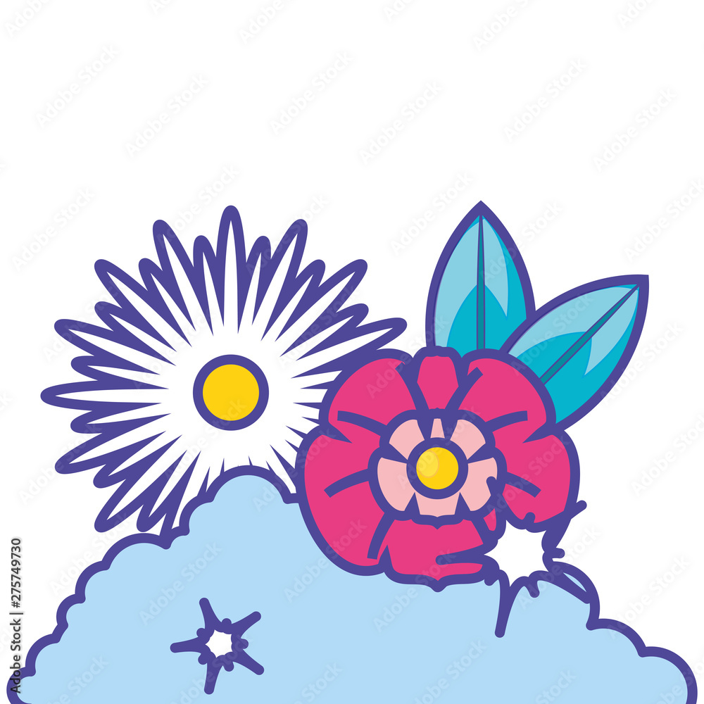 Isolated flower ornament design icon vector ilustration