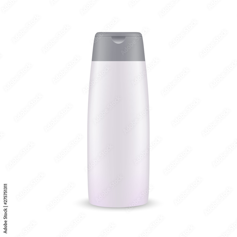 Realistic plastic Shampoo bottle mockup Realistic plastic Shampoo bottle mockup