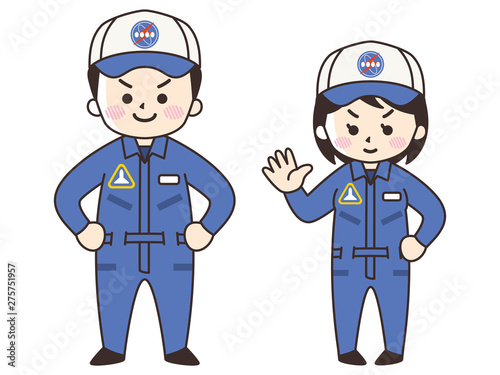 宇宙飛行士の男女
