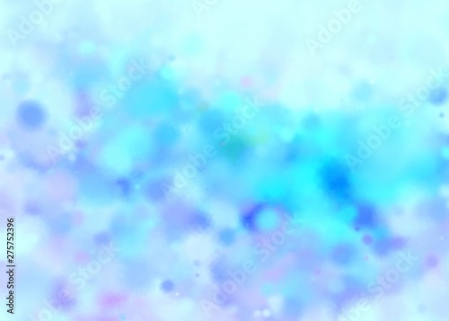 Clean blue watercolor splash abstract pattern.