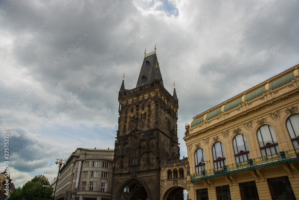 Φωτογραφία Prague, Czech Republic: View of The Powder Tower and the Municipal House