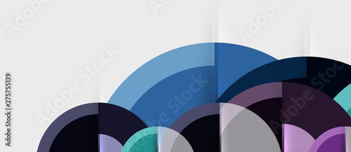 Circular geometrical design template