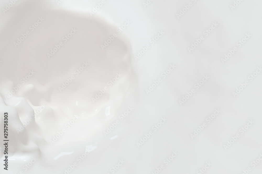Purity splashing milk with creative shapes, 3d rendering. Purity splashing milk with creative shapes, 3d rendering.