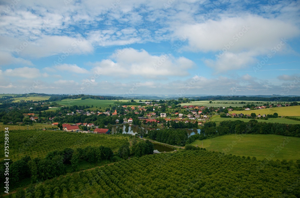 panorama of countryside