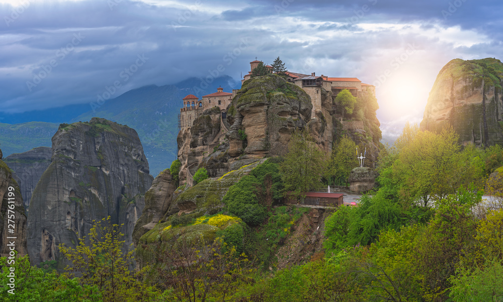 Panoramic view of the Varlaam Monastery