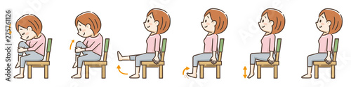 椅子を使用した運動