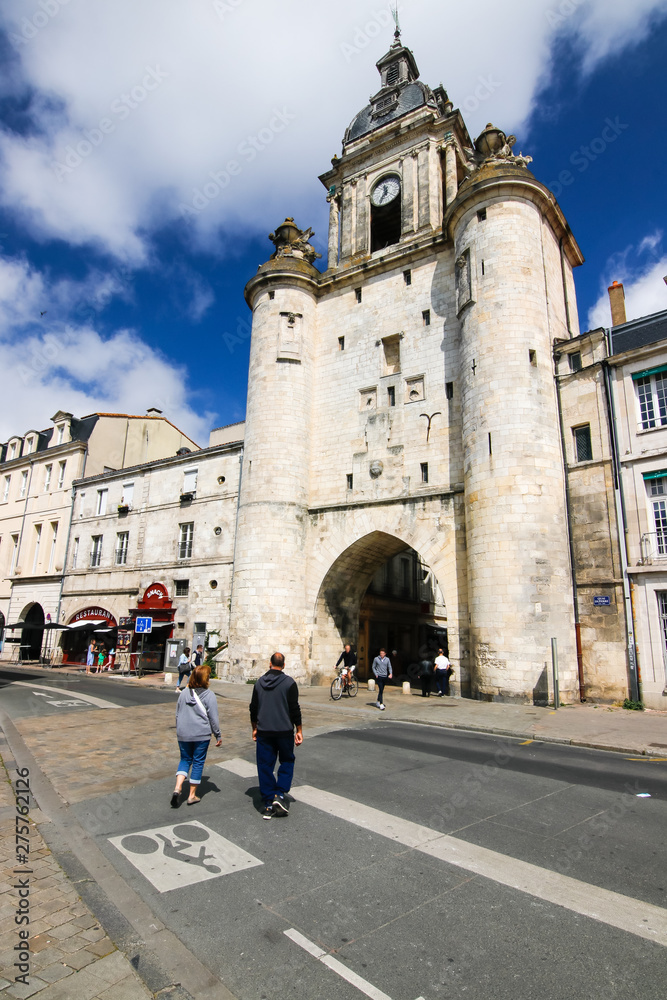 Obraz premium Tour de l'horloge à La Rochelle