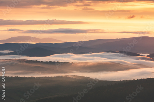 Carpathians mountains in clouds © Sergey Ryzhkov