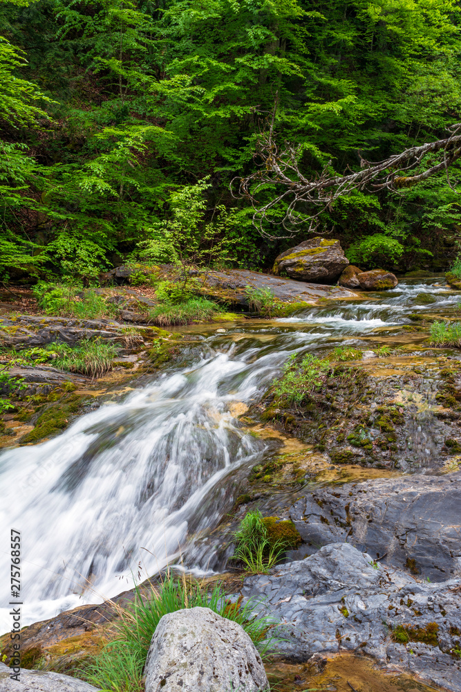 Ourlia waterfalls at Olympus mountain, Greece Ourlia waterfalls at Olympus mountain, Greece