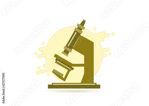 Abstract microscope background with the study of bacteria  molecules  substances. Science  education  chemistry  experiment  laboratory concept.