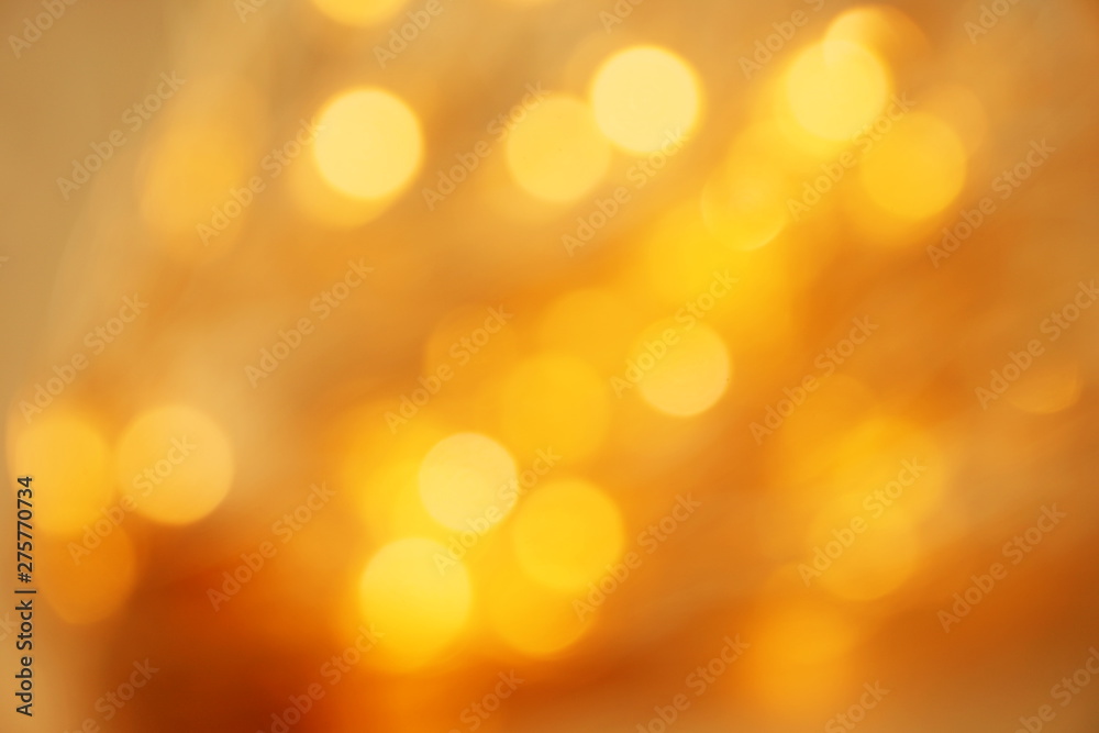 Fototapeta premium Yellow and orange bokeh background