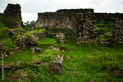 Ruins of Late antiquity Petra Byzantine Caucasus Fortress, Batumi, Georgia photo