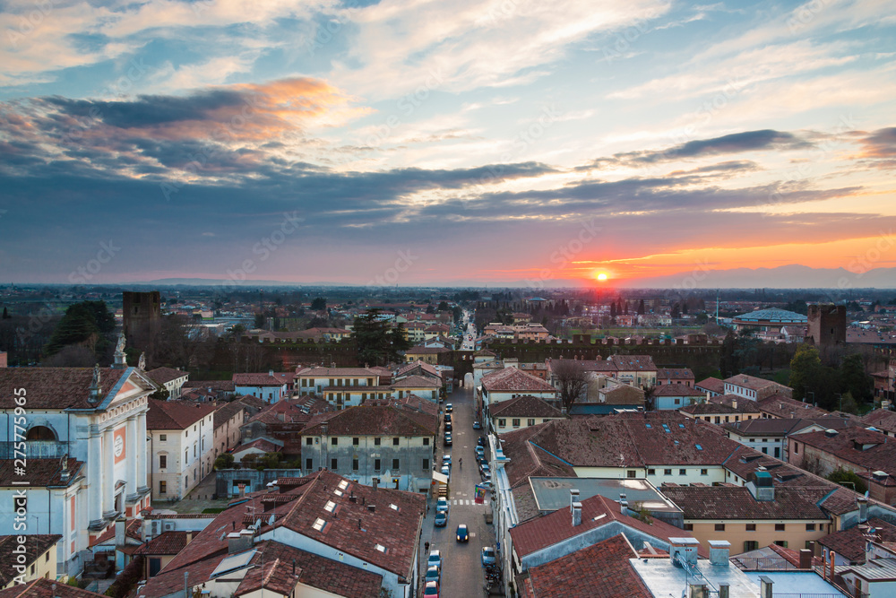 The town of Castelfranco Veneto