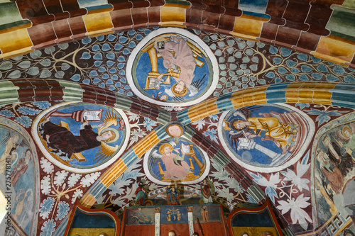 Obraz na plátně Vier Evangelisten in der Kapelle St
