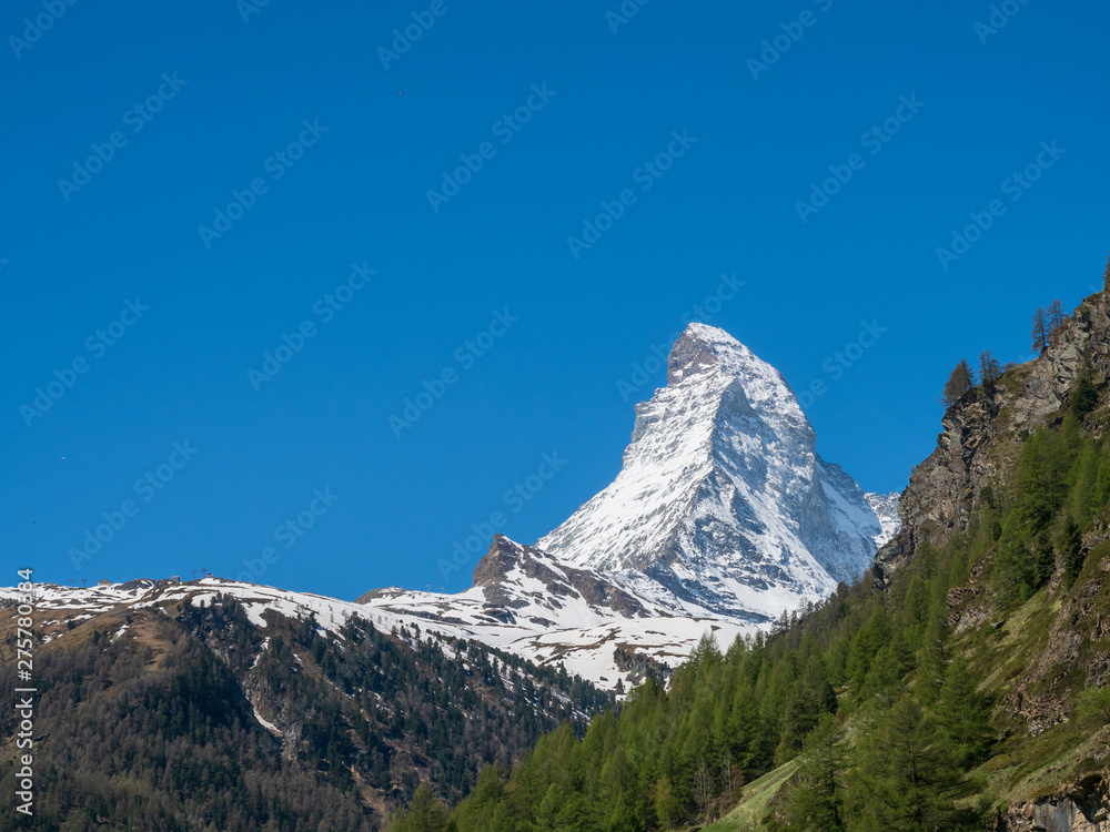 Matterhorn mountain at Zermatt, Switzerland