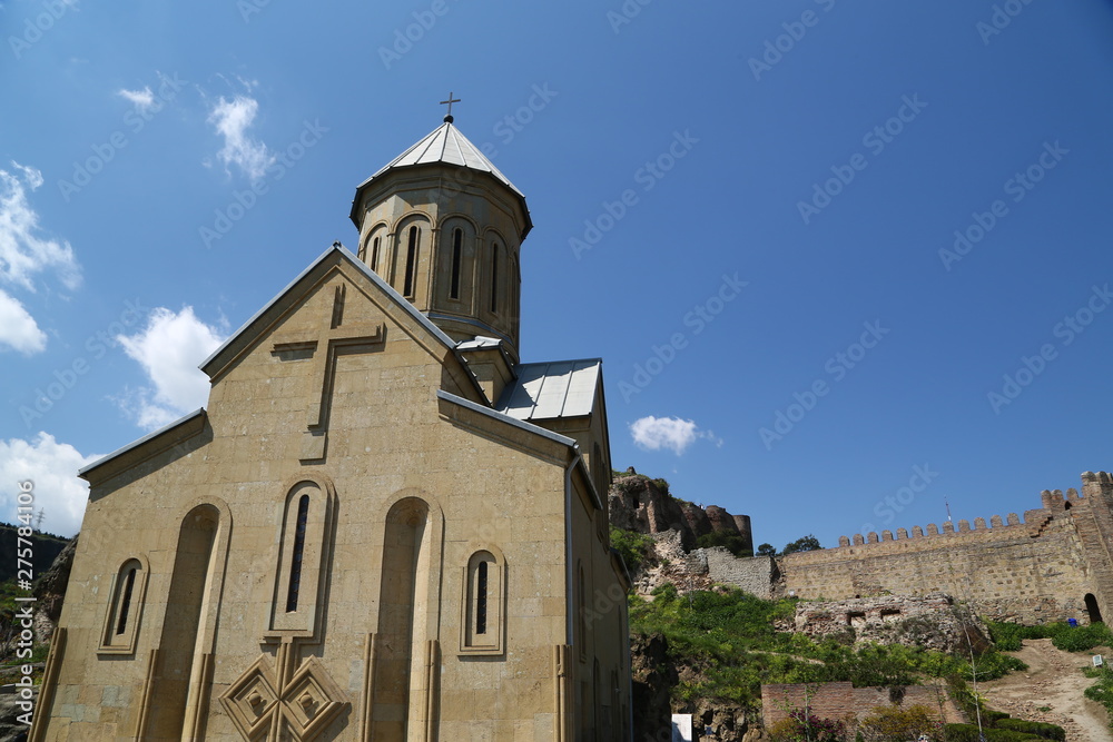Fototapeta premium the view of the city and old architecture