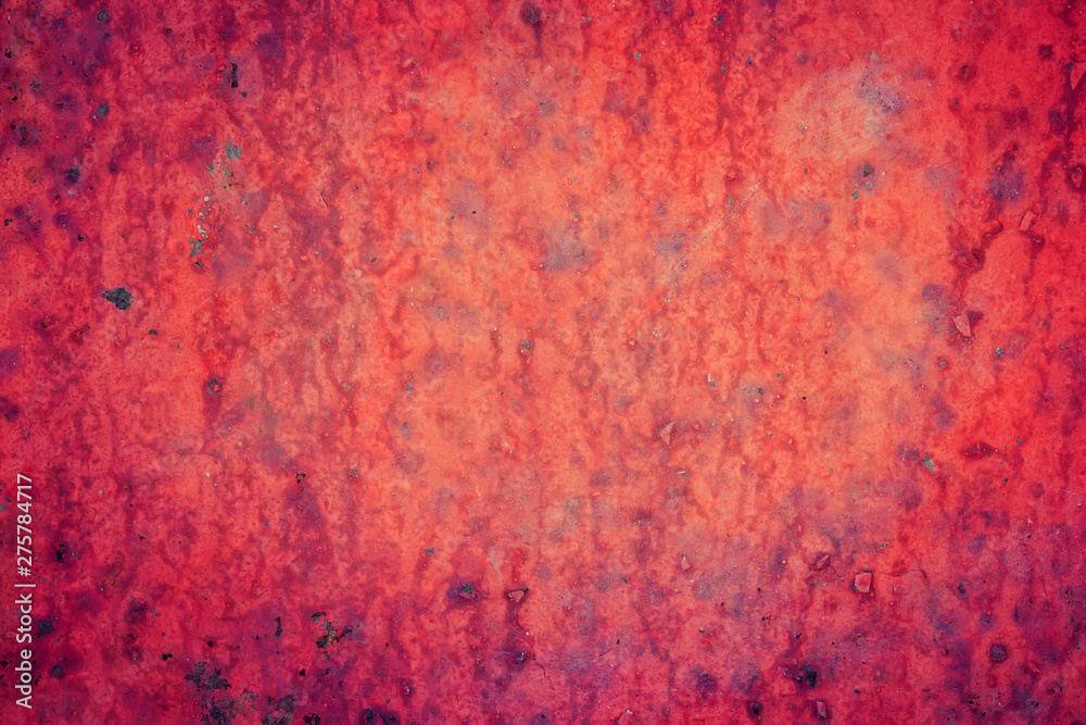 texture of old red paint background