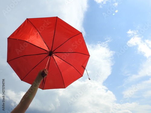 The red umbrella
