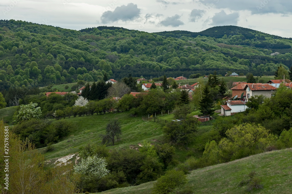 Village of Plana at Plana mountain in Bulgaria