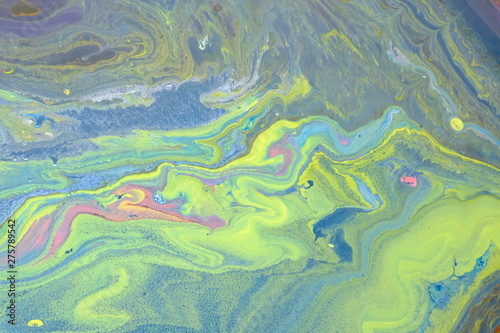 Colorful fluid art, abstract acrylic background, abstract fluid acrylic painting
