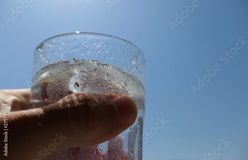 Photos verre d'eau fraiche