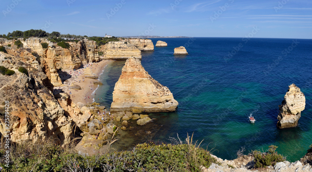 Cliffs and coast of the Algarve
