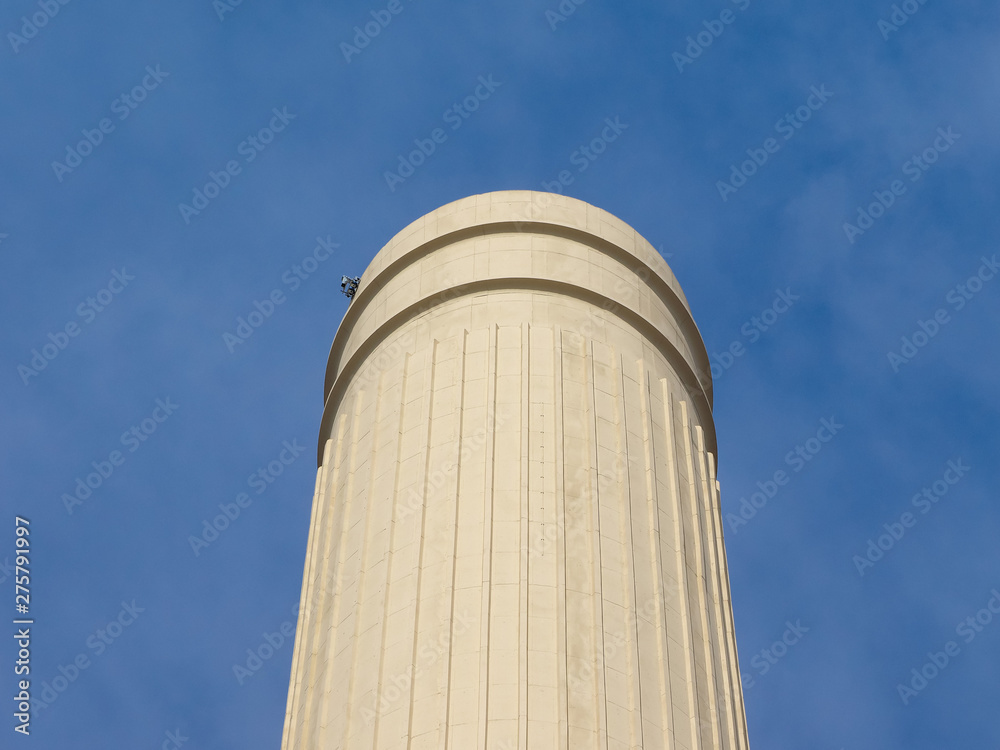 Battersea Power Station chimney in London