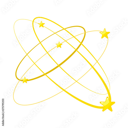 Motion stars. Vector illustration