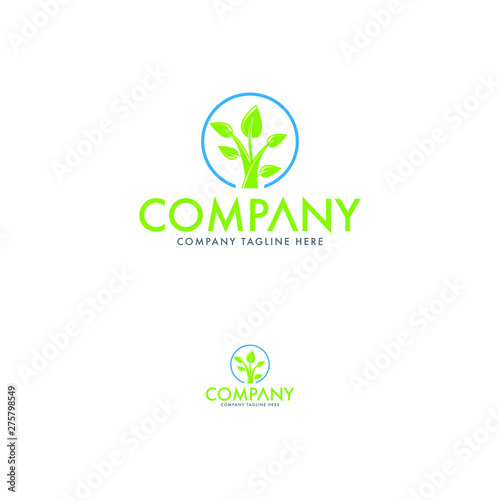 Agriculture and nature logo template