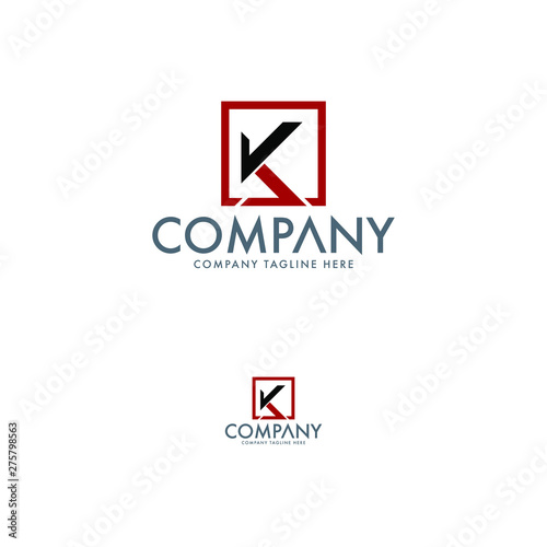 Modern Letter K Logo Template