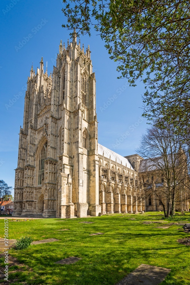 Fototapeta premium Beverley Minster at Springtime.
