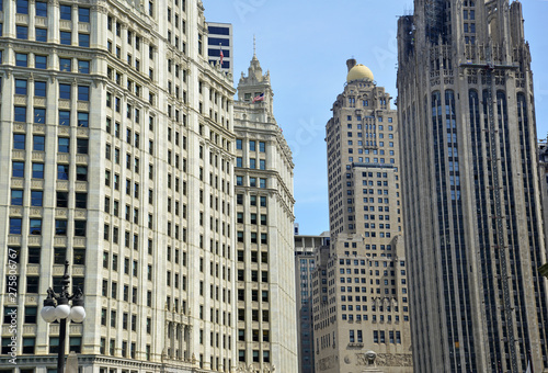 Wallpaper Mural Closely packed buildings in urban landscape, Chicago Illinois Torontodigital.ca