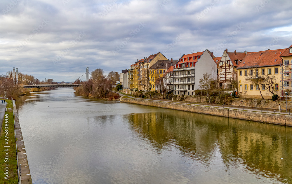 Bamberg at river Regnitz