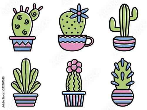 Icons. Cactus.