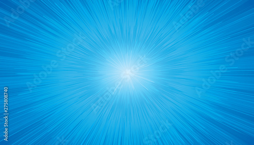 Vector abstract blue rays background.