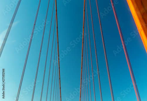 Traveling over San Francisco's Golden Gate Bridge POV © Tierney