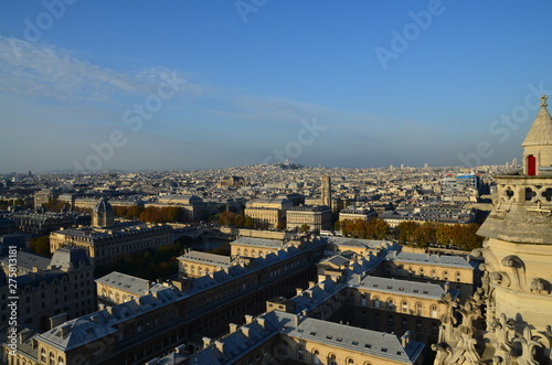 aerial view of paris