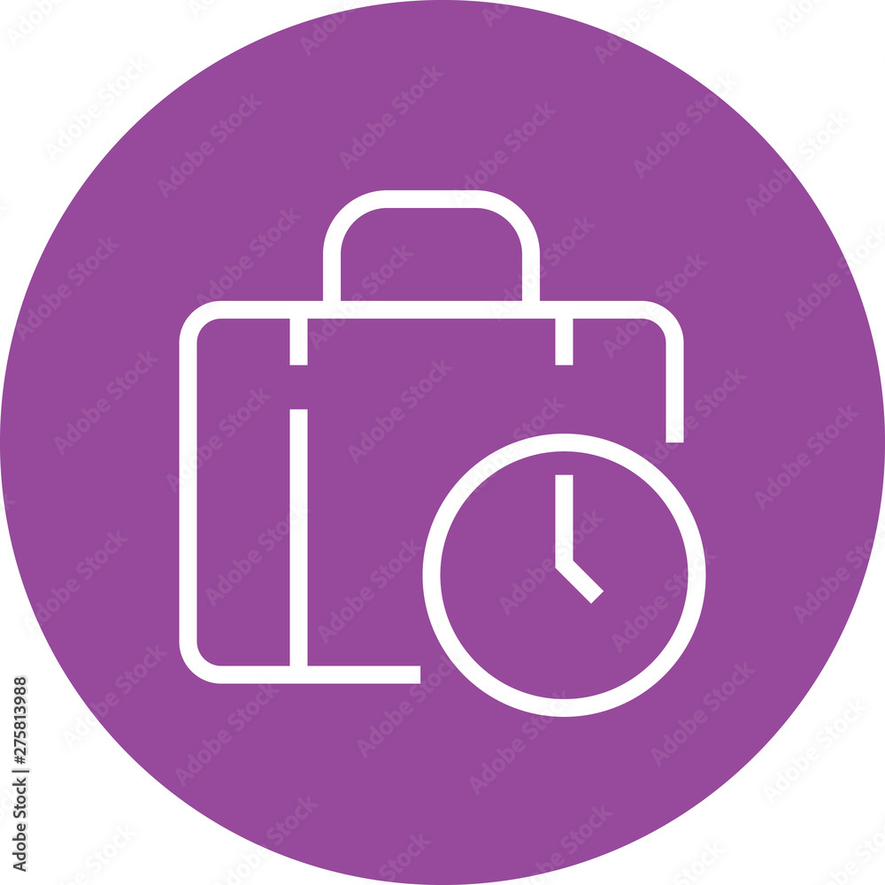 Time Off Vacation Outline Icon Time Off Vacation Outline Icon